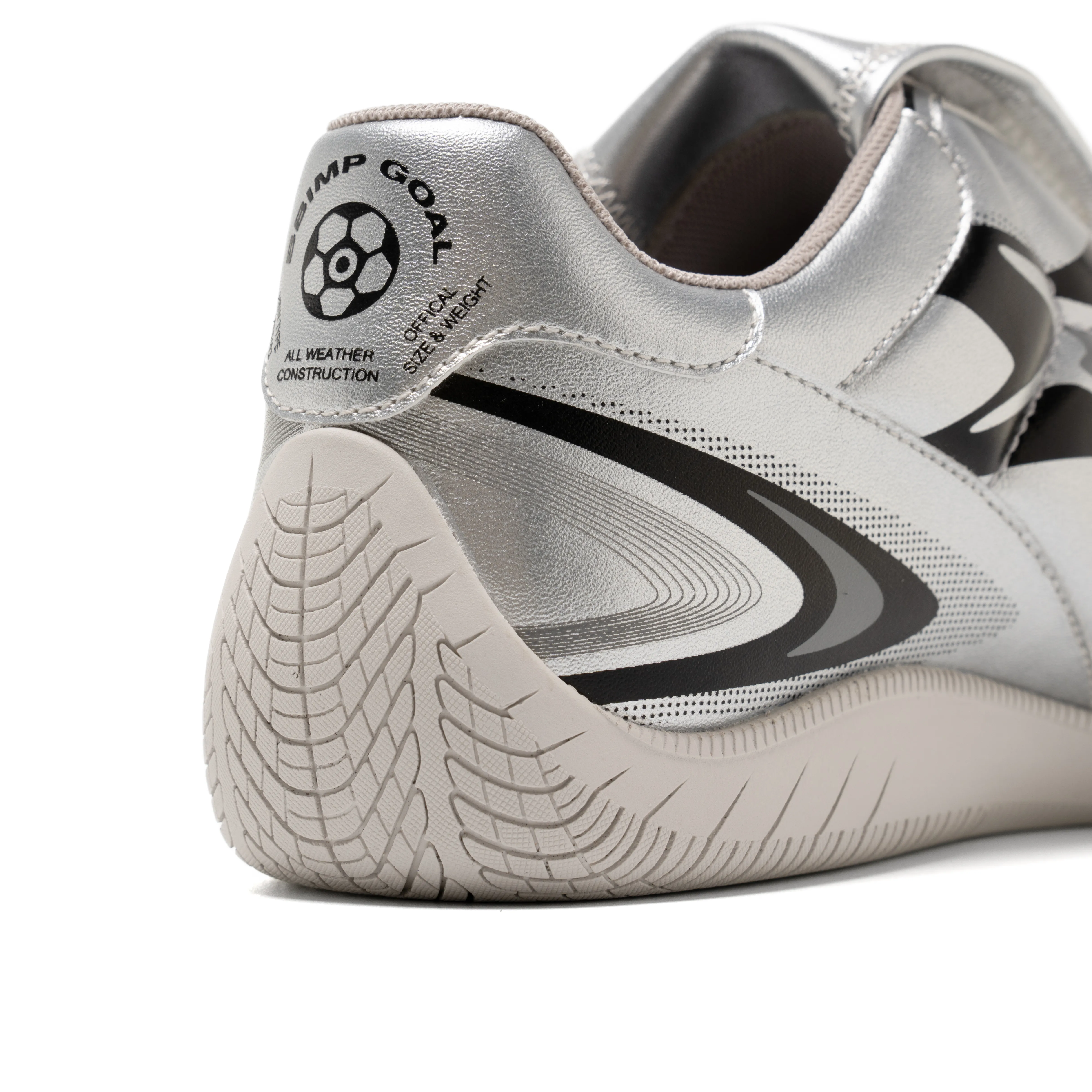 BBiMP Football Shoes Silver - Image 8