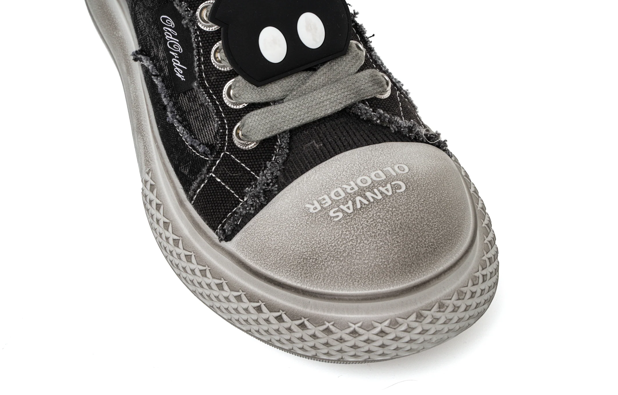 OLD ORDER Big Head Canvas Vintage Black Denim - Image 5