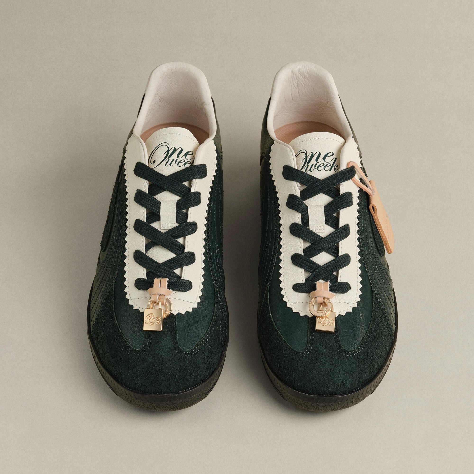 One Week Recycled Trainer - Green - Image 2