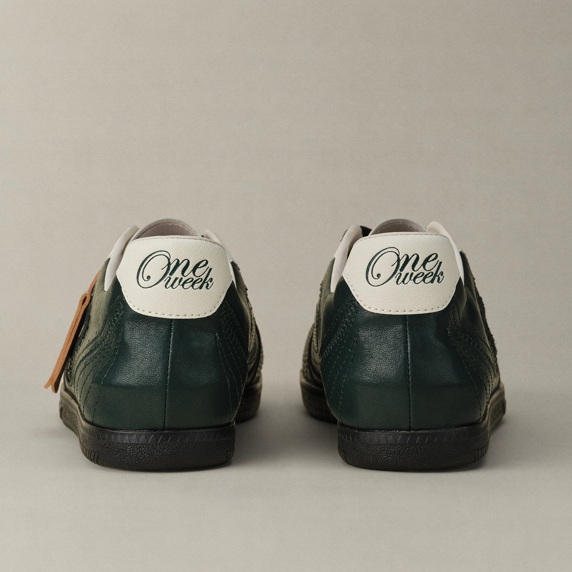 One Week Recycled Trainer - Green - Image 6